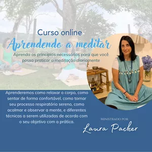 Imagem de capa para o Curso online Aprendendo a Meditar