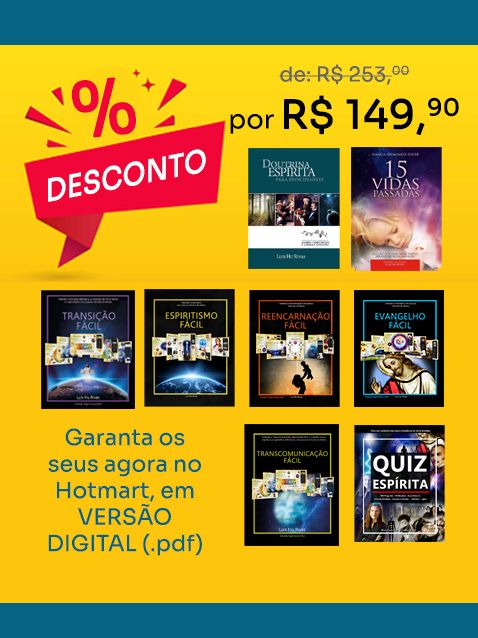 Imagem do curso Livros de Estudos Espíritas (8 livros digitais)