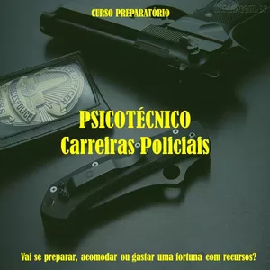 Imagem de capa para o Curso online Psicoténico Carreiras Policiais!