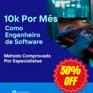Imagem de capa para o Ebook 10K Por Mês Como Engenheiro de Software