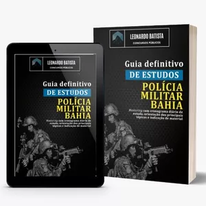 Imagem de capa para o Ebook GUIA DEFINITIVO DE ESTUDOS - PM/BA