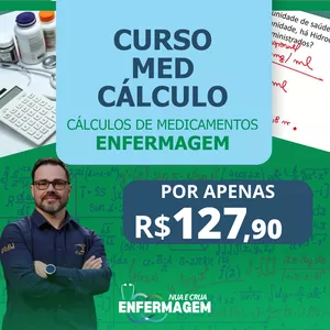 Imagem do curso CURSO DE CÁLCULOS DE MEDICAMENTOS 