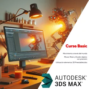 Imagen de portada para Curso online Explorando Dimensiones: Curso Básico de Modelado 3D en 3ds Max 2023