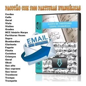 Imagem de Pacote com 1400 Partituras Evangélicas Gospel em PDF criado por RGB hotmart na hotmart