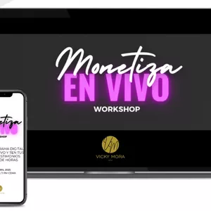 Imagen de portada para Curso online Taller Monetiza en Vivo