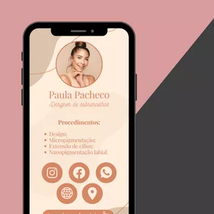 Imagem de capa para o Curso online Cartão de Visita Digital 