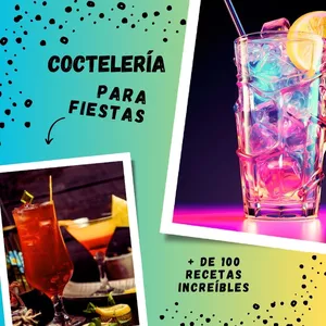 Imagen de portada para Ebook coctelería para fiestas ILUSTRADO