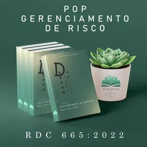 Imagem de capa para o Ebook POP - Gerenciamento de Risco - Sistema de Gestão de Qualidade - RDC665:2022
