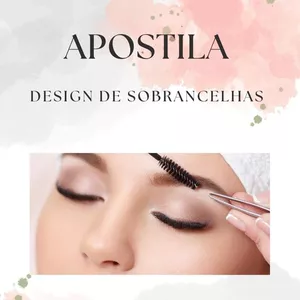 Imagem de capa para o Ebook Apostila design de sobrancelhas