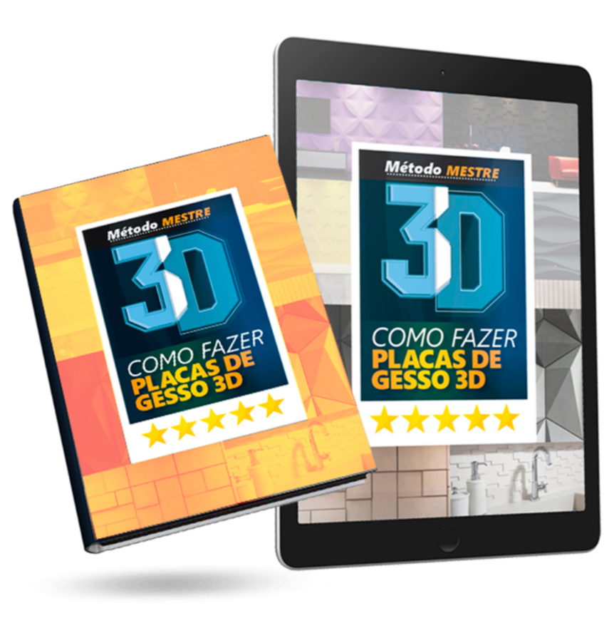 Guia Prático - Como Fazer Placas de Gesso 3D - Método Mestre