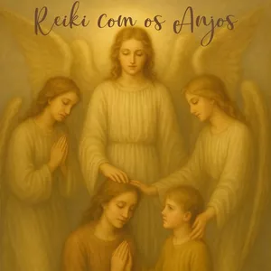 Imagem de capa para o Ebook Reiki com os Anjos