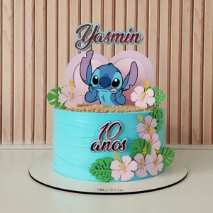 Imagem de capa para o Curso online Topo de bolo Lilo e Stick (Arquivo de corte)