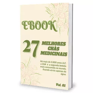 Imagem de capa para o Ebook 27 Melhores Chás Medicinais