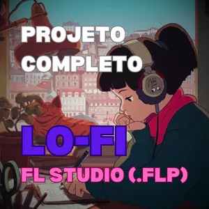 Imagem de capa para o Curso online Projeto Completo de LO-fi no FL Studio (.flp)