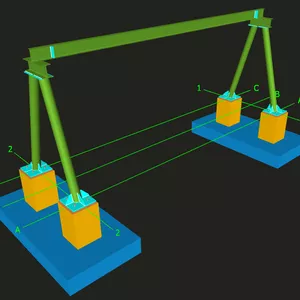 Imagen de portada para Curso online GRÚA PÓRTICO FIJO - TEKLA STRUCTURA
