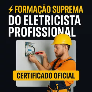Formação Suprema do Eletricista Profissional – Certificado Oficial 