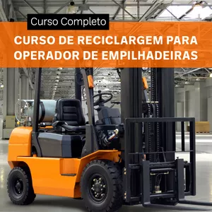 Imagem de capa para o Curso online CURSO RECICLAGEM OPERADOR DE EMPILHADEIRAS