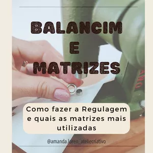 Imagem de capa para o Ebook E-Book Balancim e Matrizes