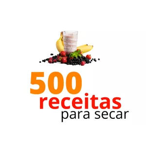 Imagem de capa para o Ebook 500 receitas para secar