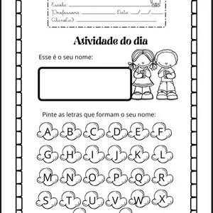 Imagem de capa para o Ebook Pack de atividades estouro dos nomes