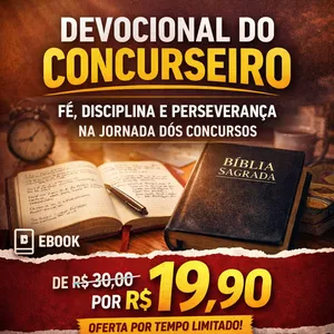 Imagem de capa para o Ebook Devocional do Concurseiro