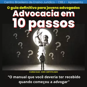 Imagem de capa para o Curso online Advocacia em 10 passos:  O guia definitivo para jovens advogados
