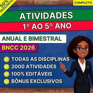 Imagem do curso Atividades - 1º ao 5º ano - BNCC 2026