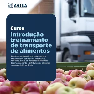 Imagem de capa para o Curso online Introdução Treinamento de Transporte de Alimentos