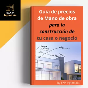 Imagen de portada para Ebook Guía de precios MO de construcción para tu casa/negocio MEXICO