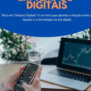 Imagem de capa para o Ebook Rico em tempos digitais