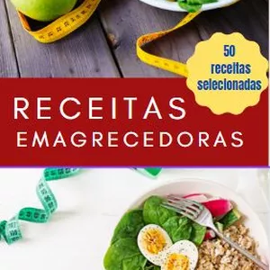 Imagem de capa para o Ebook 50 Receitas Emagrecedoras