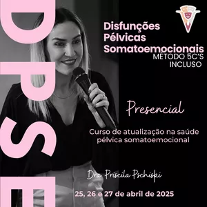 Imagem de capa para o Evento presencial Disfunções Pélvicas Somatoemocionais 3º Turma