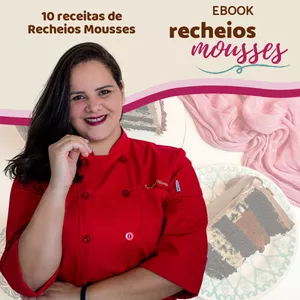 Imagem de capa para o Ebook Ebook Recheios Mousses CN Confeitaria