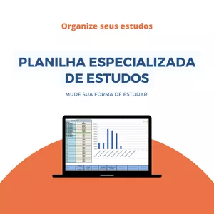 Imagem de capa para o Ebook Planilha Especializada de Estudos