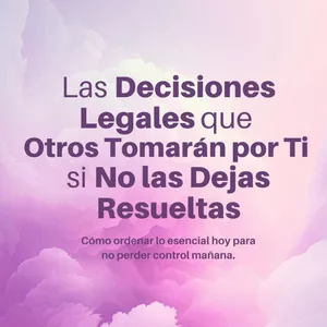 Imagen de portada para Ebook Las decisiones legales que otros tomaran por ti