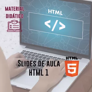 Imagem de capa para o Curso online Slides de Aula HTML 1 - Elementos e Estrutura Básica