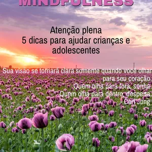 Imagem de capa para o Ebook Mindfulness/ Atenção Plena 5 técnicas que irão transformar seu dia a dia.