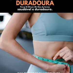 Imagem de capa para o Ebook Como Emagrecer de Forma Saudável e Duradoura