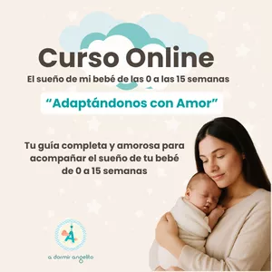 Imagen de portada para Curso online El sueño de mi bebé de las 0 a las 15 semanas: “Adaptándonos con Amor”