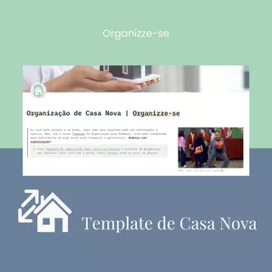 Imagem de capa para o Curso online Template de Casa Nova - Organizze-se