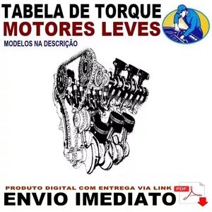 Imagem de capa para o Ebook Tabela de Torques de Motores VW Linha Leve - Modelos na Descrição