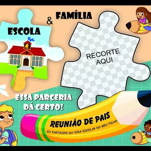 Imagem de capa para o Ebook Painel de fotos para a reunião de pais