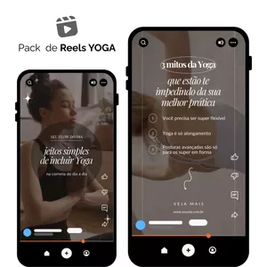 Imagem de capa para o Curso online Pack de Reels Yoga