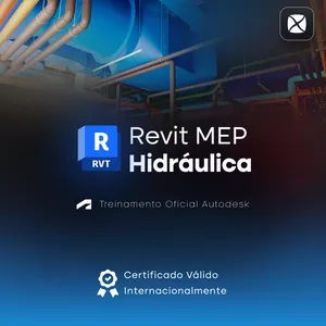 Imagem de capa para o Curso online Revit MEP Hidráulica - Oficial Autodesk