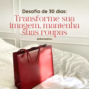 Imagem de capa para o Curso online Desafio de 30 dias: Transforme sua imagem, mantenha suas roupas