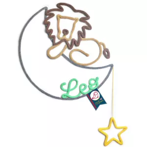 Imagem de capa para o Curso online Tricotin - CURSO Nomes e Enfeites de porta maternidade