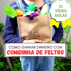Imagem de Como ganhar dinheiro com comidinhas de feltro criado por Comidinhas de Feltro na hotmart