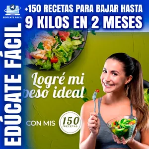 Imagen de portada para Ebook +150 RECETAS PARA BAJAR HASTA 9 KILOS EN SOLO 2 MESES