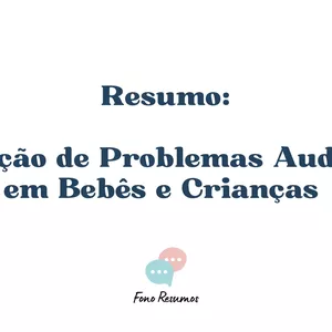 Imagem de capa para o Ebook DETECÇÃO DE PROBLEMAS AUDITIVOS EM BEBÊS E CRIANÇAS