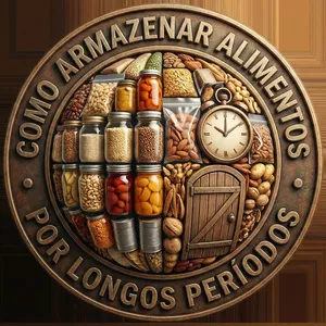 Imagem de capa para o Ebook Como armazenar alimentos por longos períodos